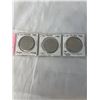 Image 1 : 3 CANADIAN DOLLARS 1984, 1985, 1986