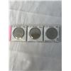 Image 1 : 3 CANADIAN DOLLARS 1981, 1982 TYPE 1, 1982 TYPE 2