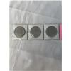 Image 2 : 3 CANADIAN DOLLARS 1981, 1982 TYPE 1, 1982 TYPE 2