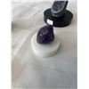 Image 3 : AMETHYST GEODE, AMETHYST TUMBLED STONE, SHUNGHITE STONE AND BANGLES