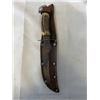 Image 1 : VINTAGE BONE HANDLED KNIFE WITH SHEATH MARKED MORA SWEDEN