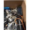Image 2 : BOX OF APPLE LIGHTNING CORDS, APPLE CHARGER AND MORE