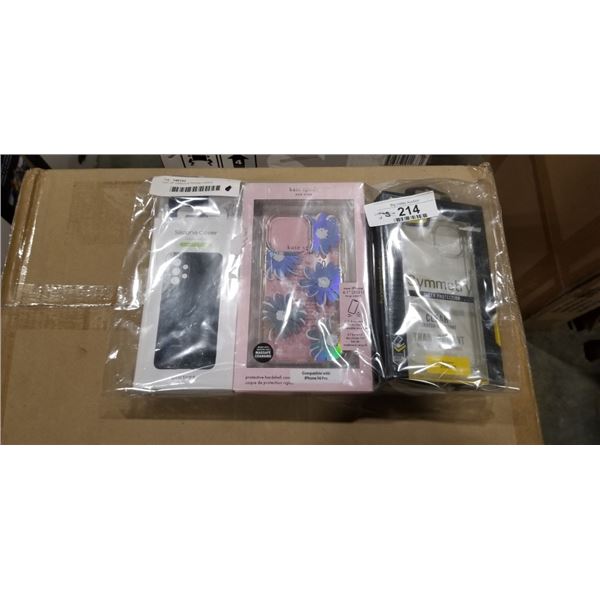 LOT OF VARIOUS PHONE CASES