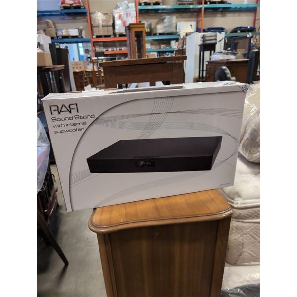 NEW SOUND STAND WITH INTERNAL SUB, BLUETOOTH ENABLED WITH FULL FUNCTION REMOTE