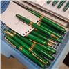 Image 2 : 50 NEW GREEN FOUNTAIN PENS