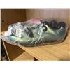Image 1 : NEW PAIR OF GREEN BIKE SHOES. SIZE 12.5 WITH CLIPS.