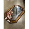 Image 1 : ANTIQUE OAK FRAMED MIRROR
