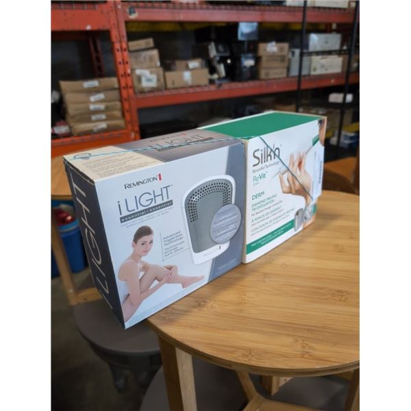 ILIGHT HAIR REMOVAL TOOL AND SILK’N AND EXFOLIATION TOOL.