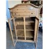 Image 2 : PINE GLASS DOOR STORAGE CABINET