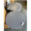 Image 4 : 2 ROUND MODERN ENDTABLES