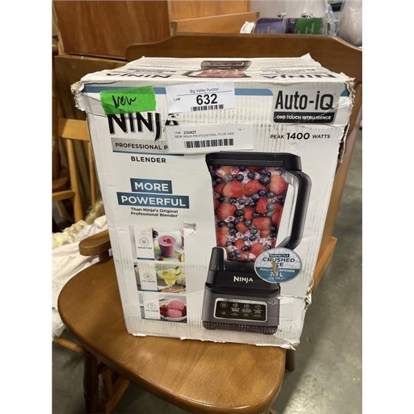 NEW NINJA PROFESSIONAL PLUS 1400 WATT BLENDER TESTED WORKING