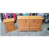 Image 1 : PINE DRESSER AND NIGHTSTAND