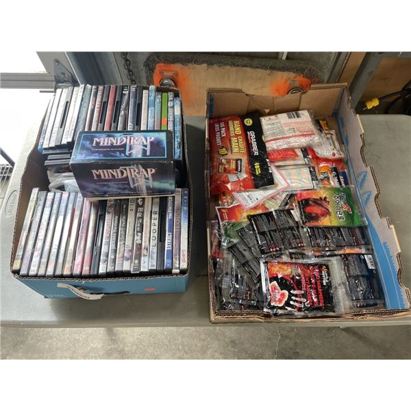 DVD'S AND HANDWARMERS