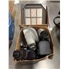 Image 1 : 2 BOXES OF APPLIENCES AND FIRE EXTINGUISHERS