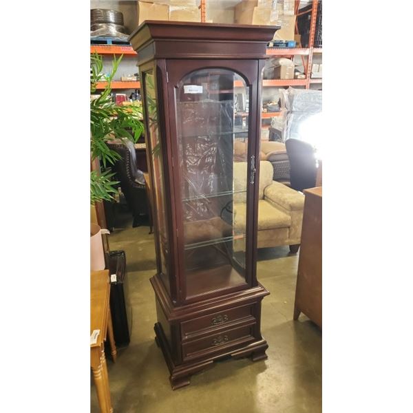 VINTAGE GIBBARD GLASS DOOR DISPLAY CASE