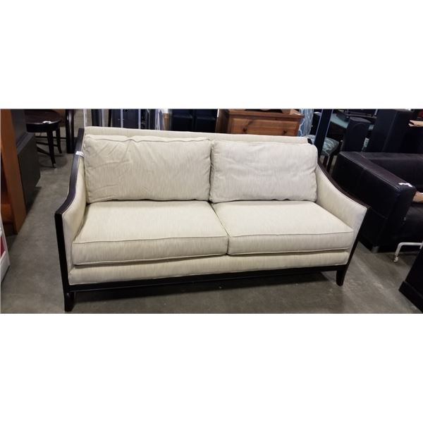 MODERN WOOD TRIM SOFA