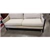 Image 3 : MODERN WOOD TRIM SOFA
