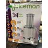 Image 1 : AS NEW JUICEMAN 3 IN 1 TOTAL JUICER