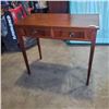 Image 1 : ANTIQUE INLAID 2 DRAWER HALL TABLE