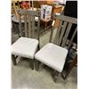 Image 1 : PAIR OF INDUSTRIAL MODERN DINING CHAIRS