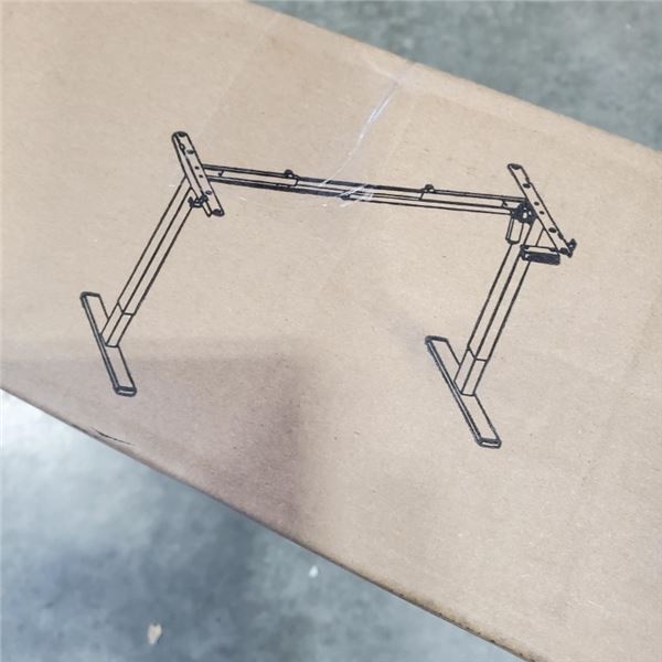 BLACK ELECTRIC SINGLE MOTOR DESK FRAME