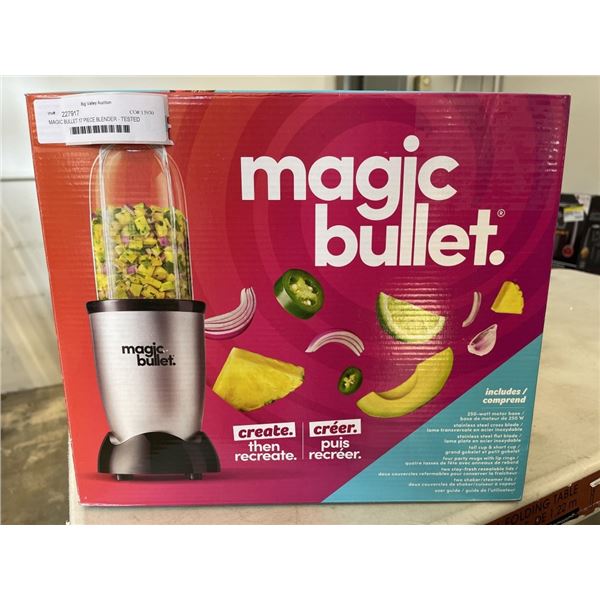 MAGIC BULLET 17 PIECE BLENDER - TESTED WORKING