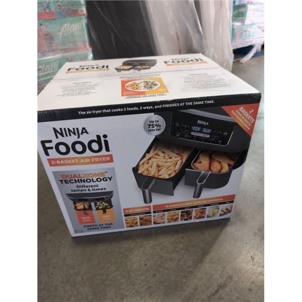 NINJA FOODI 6IN1 8QT DUALZONE AIR FRYER - TESTED WORKING