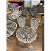 Image 2 : ASSORTED ANTIQUE CRYSTAL GLASSWARE AND COLLECTIBLES