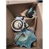 Image 2 : BOX OF ASSORTED DECOR AND COLLECTIBLES, RADIO ETC