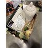 Image 1 : ASSORTED ESTATE ARTWORK, DECOR ETC AND BIN OF VINTAGE CHRISTMASS COLLECTIBLES