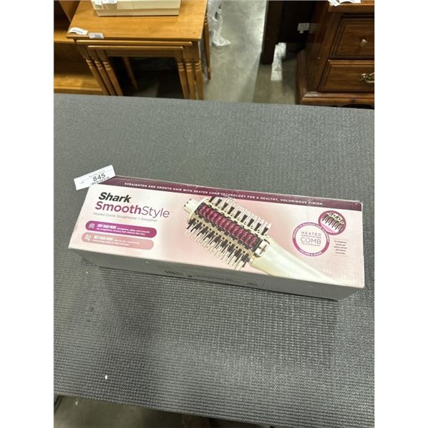 SHARK SMOOTHSTYLE HEATED COMB HAIR STRAIGHTENER - TESTED WORKING, RETAIL $129