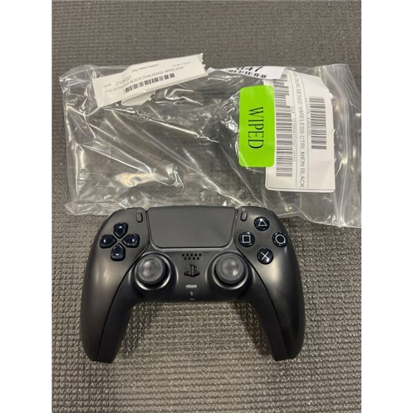 PS5 MIDNIGHT BLACK DUALSENSE WIRELESS CONTROLLER - TESTED WORKING, RETAIL $94