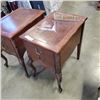 Image 2 : PAIR OF VINTAGE CARVED SIDE TABLES