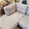 Image 3 : MODERN GREY FABRIC 2 PC SECTIONAL SOFA