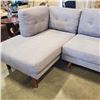 Image 6 : MODERN GREY FABRIC 2 PC SECTIONAL SOFA