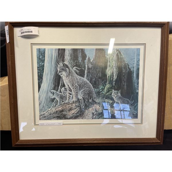 LIMITED EDITION PRINT SIGNED BY CALVERT  THE STRAGGLER 994/3750