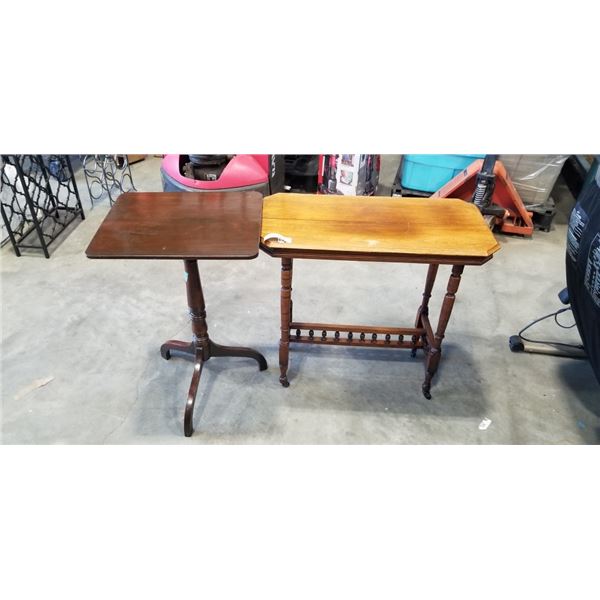 2 ANTIQUE PARLOUR TABLES