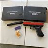 Image 1 : 2 NEW SOFT EJECTION EDUCATIONAL GUNS WITH EJECTABLE SHELLS