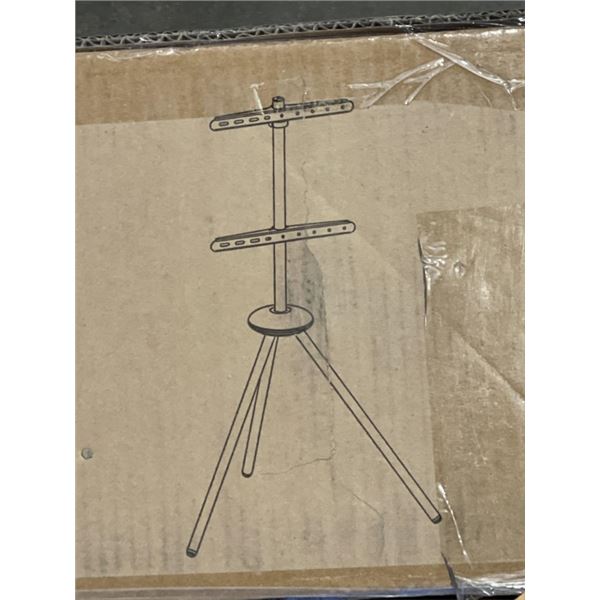 VIVO BLACK FOLDABLE EASEL STUDIO TV STAND