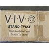 Image 2 : VIVO BLACK FOLDABLE EASEL STUDIO TV STAND