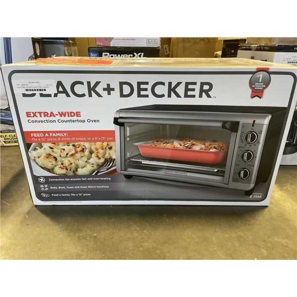 BLACK AND DECKER CONVECTION TOASTER OVEN - TESTED WORKING, RETAIL $149