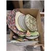 Image 3 : 3 BOXES OF VINTAGE DISHES, CRYSTAL AND DESSERT BOWLS