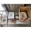 Image 1 : ASSORTED VINTAGE ARTWORK, PICTURES, CARVINGS ETC