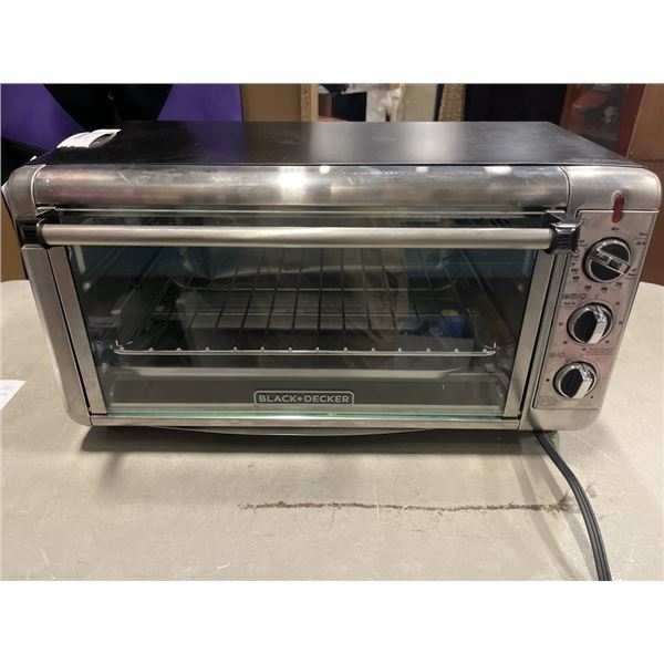 BLACK AND DECKER TOASTER OVEN TESTED WORKING