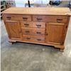 Image 2 : OAK SERVING CABINET
