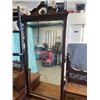 Image 3 : ANTIQUE BURLED FRONT VANITY DRESSER