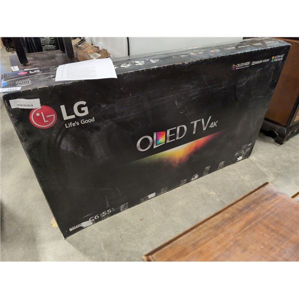 LG 55" OLED 4K TV WITH SMART REMOTE WORKING
