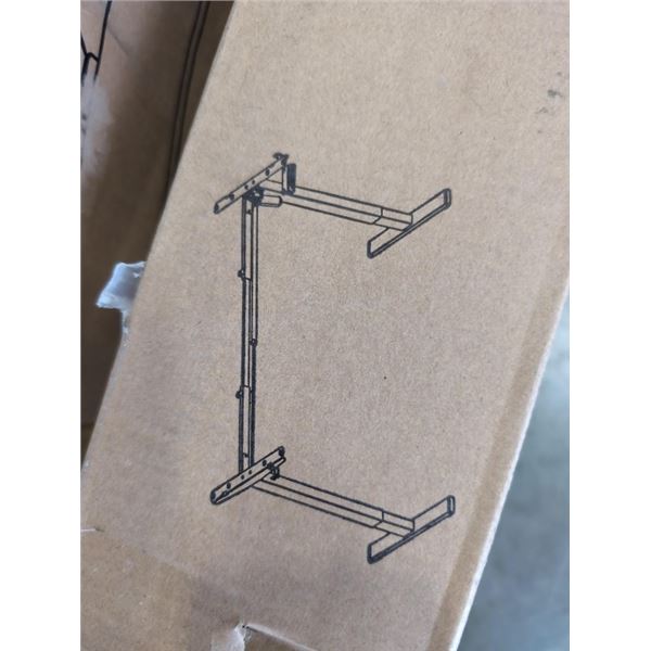 VIVO GRAY ELECTRIC SINGLE MOTOR DESK FRAME