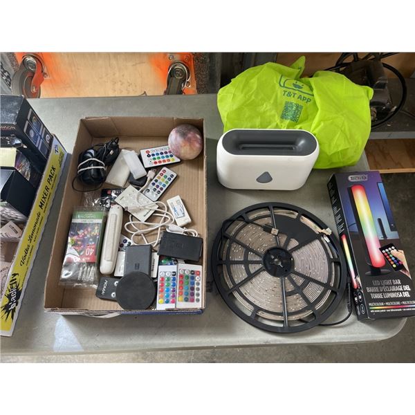 ASSORTED LED LIGHTS, STRIP LIGHTS ETC.