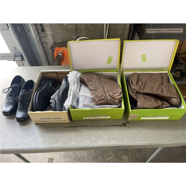 4 NEW PAIRS OF SHOES